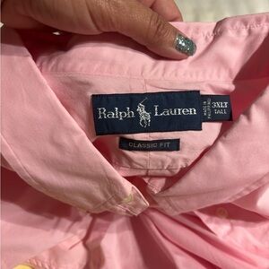 Ralph Lauren Soft Pink Button-Up
